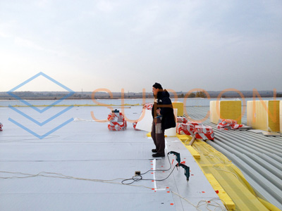 Утепление и гидроизоляция плоской крыши мембраной 